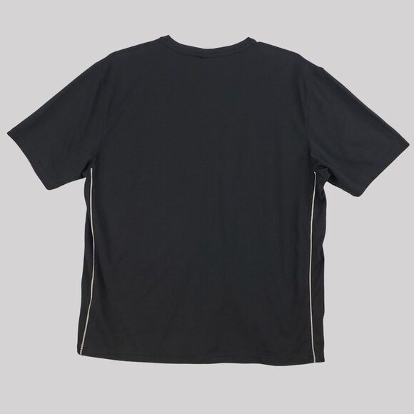 Nike Mens Black Dri-Fit T-Shirt XL Athletic Fit Running Tee - Picture 2 of 8